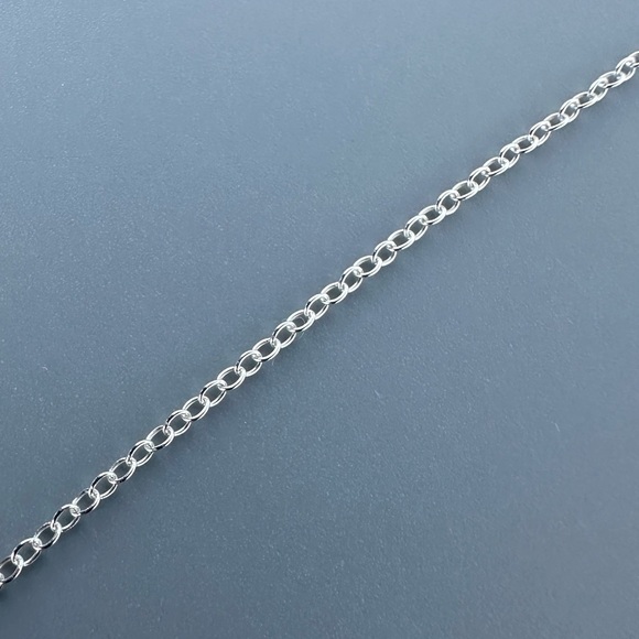 Sterling Silver Adjustable Cable Chain 18 Inches - Picture 7 of 7